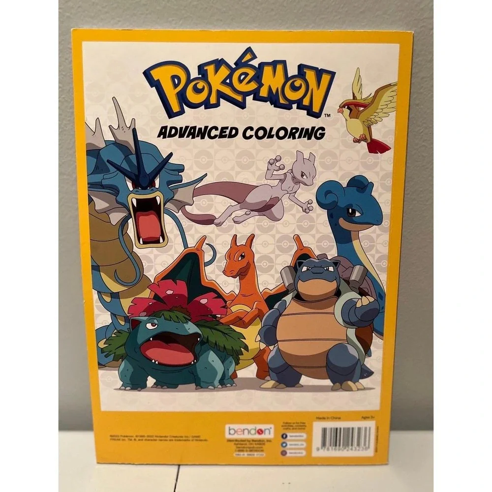 Bendon Pokémon Advanced Coloring Book Tear & Share